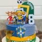 Arquivo de corte topo de bolo mascotes seleção personalizado para imprimir