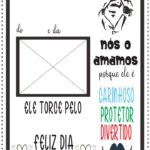 Quadro Dia dos Pais editável “Nós o Amamos” em estilo moderno e emocional