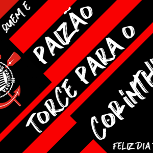Arte para quadro Dia dos Pais Corinthians personalizada para imprimir