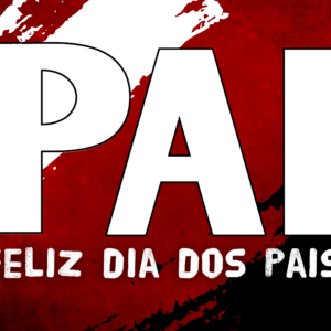 Arte para quadro Dia dos Pais personalizada pronta para imprimir em São Paulo.