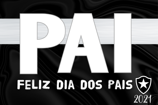 Quadro Dia dos Pais Botafogo Personalizado Arte para quadro Dia dos Pais Botafogo editável para imprimir