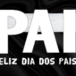Arte para quadro Dia dos Pais Botafogo editável para imprimir