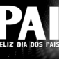 Arte quadro Dia dos Pais editável tema Santos personalizada para impressão