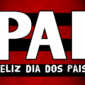 Arte para quadro foto Dia dos Pais Flamengo editável para imprimir