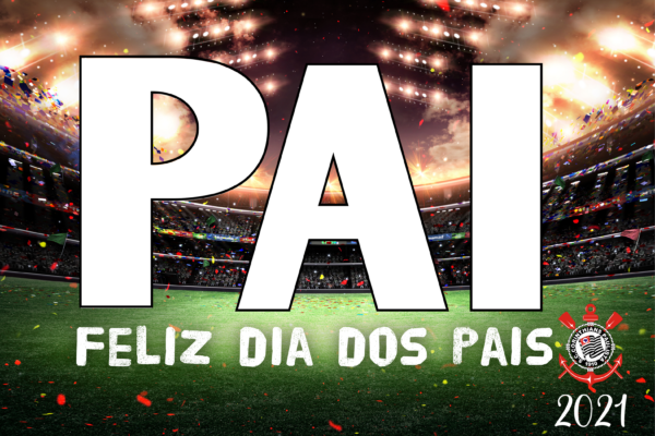 Quadro Foto Dia dos Pais Corinthians Editável Arte para quadro foto Dia dos Pais editável Corinthians pronta para imprimir