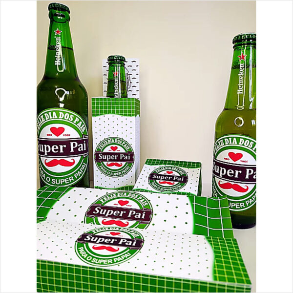Kit Digital Dia dos Pais Personalizado para Imprimir Kit Digital Dia dos Pais personalizado com arquivos para imprimir em alta resolução, ideal para decoração de festas e lembranças.