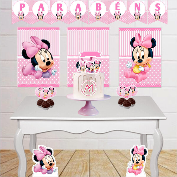 Arquivo de Corte Kit Festa Minnie Personalizado Arquivo de Corte Kit Festa Minnie personalizado para imprimir com download imediato.