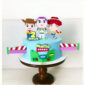 Arquivo de corte topo de bolo Toy Story personalizado para imprimir, ideal para decoração de aniversário infantil.