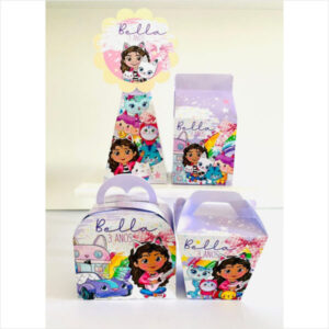 Kit digital festa A Casa Mágica de Gabby personalizado para imprimir