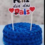 Arquivo de corte topo de bolo Dia dos Pais personalizado para imprimir, compatível com Silhouette e Cricut.