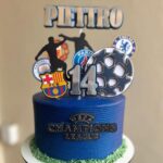 Arquivo de Corte Topo de Bolo Champions League para impressão. Arquivo digital personalizado compatível com Silhouette e Cricut.