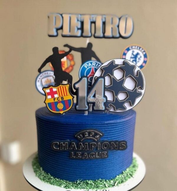 Arquivo de Corte Topo de Bolo Champions League Arquivo de Corte Topo de Bolo Champions League para impressão. Arquivo digital personalizado compatível com Silhouette e Cricut.