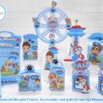 Arquivo de corte kit festa Patrulha Canina digital para imprimir e personalizar