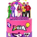 Arquivo de corte topo de bolo Emili Vick dos Rosa digital para imprimir e personalizar festas.