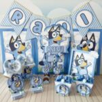 Arquivo corte Bluey menino kit festa digital para imprimir