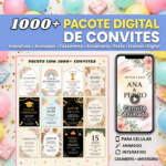 Convite digital personalizado para WhatsApp