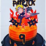 Arquivo corte Naruto Uzumaki personalizado para imprimir e criar topo de bolo para festa temática Naruto.