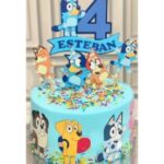 Arquivo corte Bluey menino para topo de bolo personalizado e imprimir