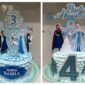 Arquivo de corte Frozen com topper personalizado para aniversário