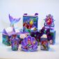 Kit Festa Pequena Sereia com caixas e lembrancinhas para imprimir
