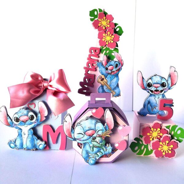 Personalizados Stitch para Imprimir – Kit Festa Personalizados Stitch para imprimir em kit festa com caixas e lembrancinhas