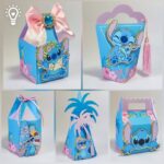 Caixinha Stitch para imprimir em kit digital com caixas personalizadas