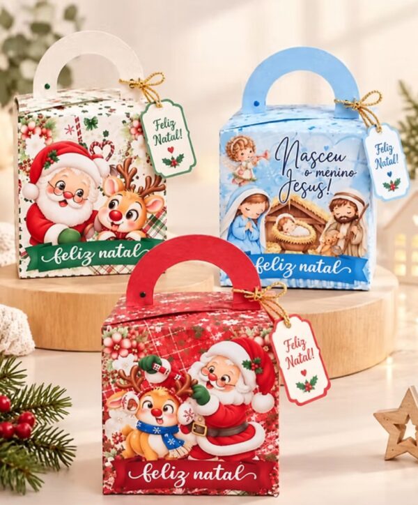 Caixinha de Natal para Imprimir – Arquivo Digital