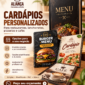 Cardápios personalizados para restaurantes em Boa Esperança MG
